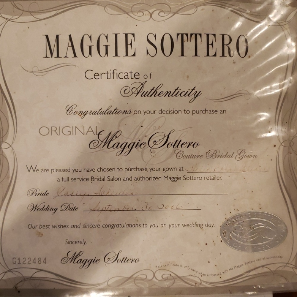 Maggie Sottero bridal gown